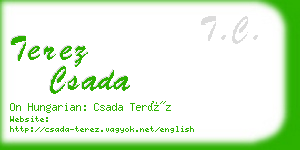 terez csada business card